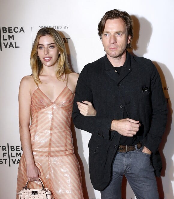 Ewan McGregor et sa fille Clara à l'avant-première de "Zoe" au Tribeca Film Festival à New York, le 21 avril 2018.