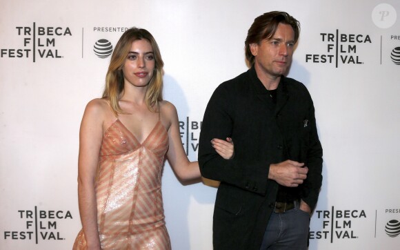 Ewan McGregor et sa fille Clara à l'avant-première de "Zoe" au Tribeca Film Festival à New York, le 21 avril 2018.