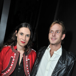 Tatiana Santo Domingo et Andrea Casiraghi chez Castel apres l'inauguration du nouveau flagship Moncler à Paris le 26 septembre 2013.