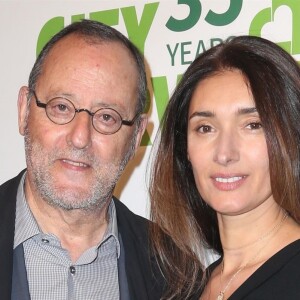 Jean Reno et sa femme Zofia Borucka au 35e gala annuel City Harvest à New York, le 24 avril 2018