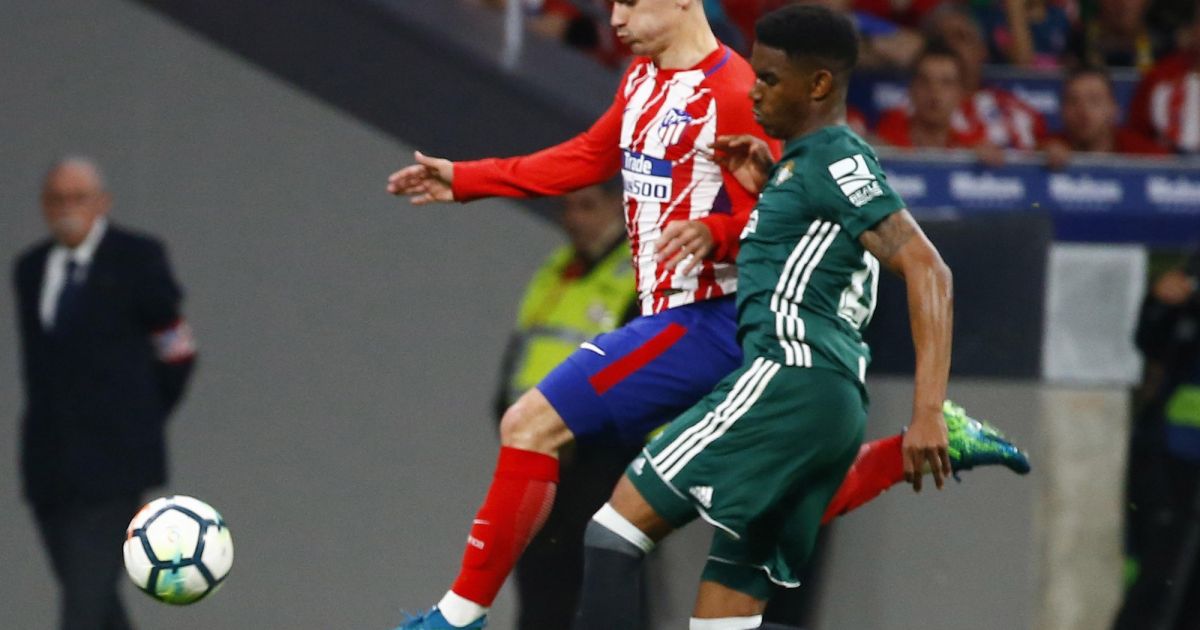 Antoine Griezmann lors du match Atletico Madrid - Real ...