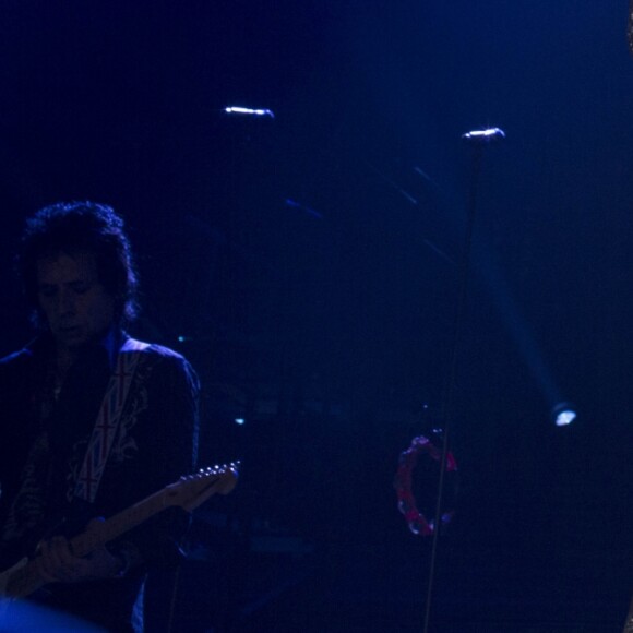 Exclusif - Amel Bent - Johnny Hallyday en concert au POPB de Bercy et au Theatre de Paris a Paris - Jour 2 de la tournée "Born Rocker Tour". Le 15 juin 2013
