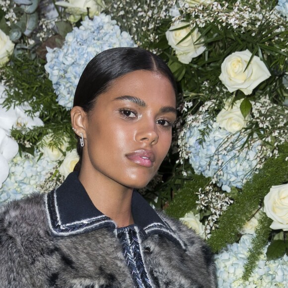 Tina Kunakey - Photocall de la 16ème soirée Sidaction dans la salle de réception du Pavillon d'Armenonville à Paris, France, le 26 janvier 2018. © Olivier Borde/Bestimage  Celebs attending the 16th Sidaction as part of Paris Fashion Week in Paris, France on January 25, 2018.25/01/2018 - Paris