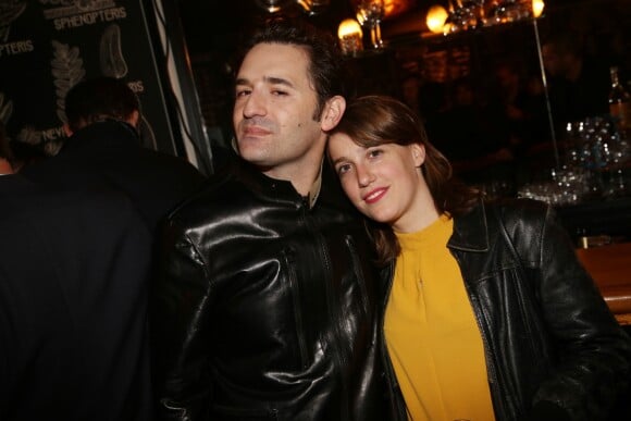 Nicolas Maury et Fanny Sidney a l'after party de la Saison 3 de la serie 'Dix Pour Cent' au Montana a Paris, France, le 25 Avril 2018.