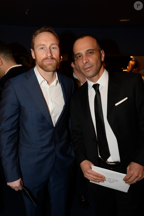 Semi-Exclusif - Frank Delay et Adel Kachermi (2be3) - 11ème cérémonie des Globes de Cristal au Lido à Paris, le 30 janvier 2017. © Rachid Bellak/Bestimage