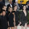 Anthony Vaccarello, Amber Valletta, Kate Moss, Charlotte Casiraghi et Charlotte Gainsbourg au Met Gala à New York, le 7 mai 2018.  © Charles Guerin / Bestimage