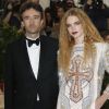 Natalia Vodianova, Antoine Arnault à l'ouverture de l'exposition "Corps célestes : Mode et imagerie catholique" pour le Met Gala à New York, le 7 mai 2018. © Charles Guerin / Bestimage