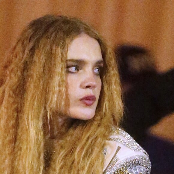 Natalia Vodianova (en Balmain) - Les célébrités quittent la soirée Met Gala lors de l'ouverture de l'exposition Heavenly Bodies: Fashion and the Catholic Imagination à New York le 7 mai 2018.