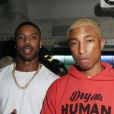 Michael B. Jordan et Pharrell Williams - Les célébrités s'amusent au Up &amp; Down Met Ball After-Party à New York, le 7 mai 2018