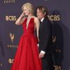 Nicole Kidman et son mari Keith Urban - 69ème cérémonie des Emmy Awards au Théâtre Microsoft à Los Angeles. Le 17 septembre 2017.