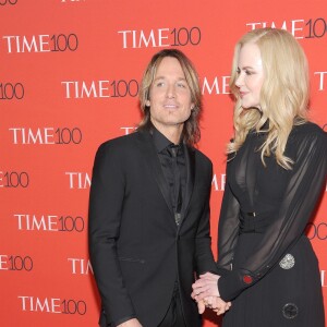 Nicole Kidman et son mari Keith Urban - Photocall de la soirée 2018 Time 100 Gala au Frederick P. Rose Hall à New York, le 24 avril 2018