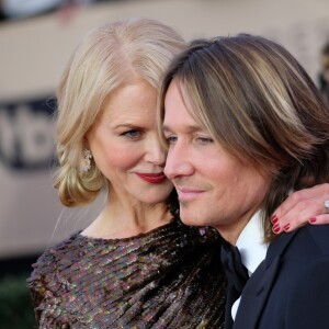 Nicole Kidman et son mari Keith Urban à la 24ème soirée annuelle des acteurs Guild awards à l'Auditorium Shrine à Los Angeles, le 21 january 2018 © Chris Delmas/Bestimage