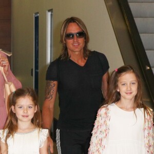 Archives - Nicole Kidman, son mari Keith Urban et leur s filles Faith Margaret et Sunday Rose, arrivent à l'aéroport de Sydney. Le 21 décembre 2017