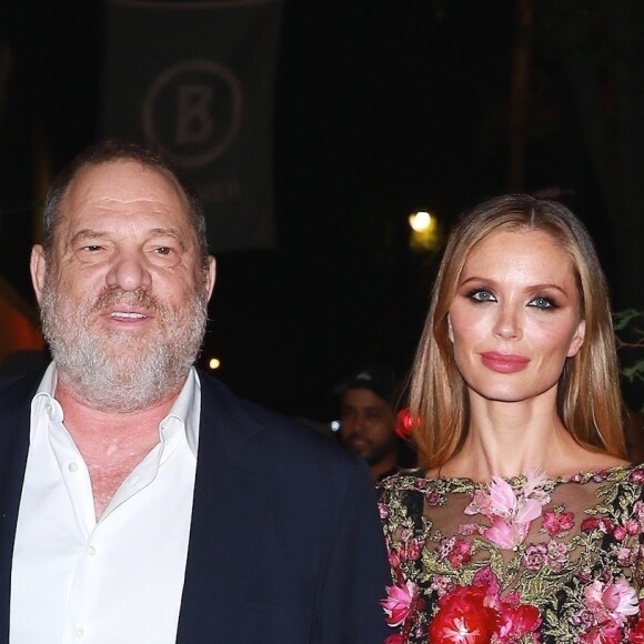 Harvey Weinstein et sa femme Georgina Chapman sont allés diner au Socialista à New York, le 23 septembre 2017