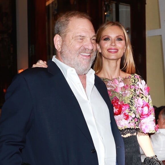 Harvey Weinstein et sa femme Georgina Chapman sont allés diner au Socialista à New York, le 23 septembre 2017