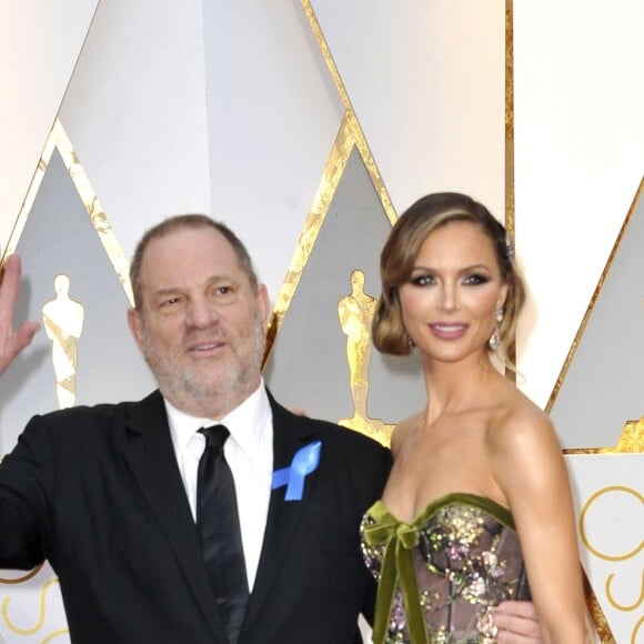 Harvey Weinstein et sa femme Georgina Chapman lors de la 89ème cérémonie des Oscars au Hollywood & Highland Center à Hollywood, le 26 février 2017. © Future-Image via ZUMA Press/Bestimage