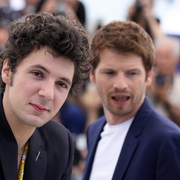 Vincent Lacoste, Pierre Deladonchamps lors du photocall du film « Plaire, aimer et courir vite » au 71ème Festival International du Film de Cannes, le 11 mai 2018. © Borde / Jacovides / Moreau / Bestimage