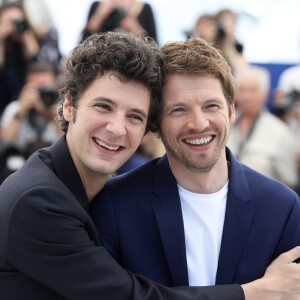 Vincent Lacoste, Pierre Deladonchamps lors du photocall du film « Plaire, aimer et courir vite » au 71ème Festival International du Film de Cannes, le 11 mai 2018. © Borde / Jacovides / Moreau / Bestimage