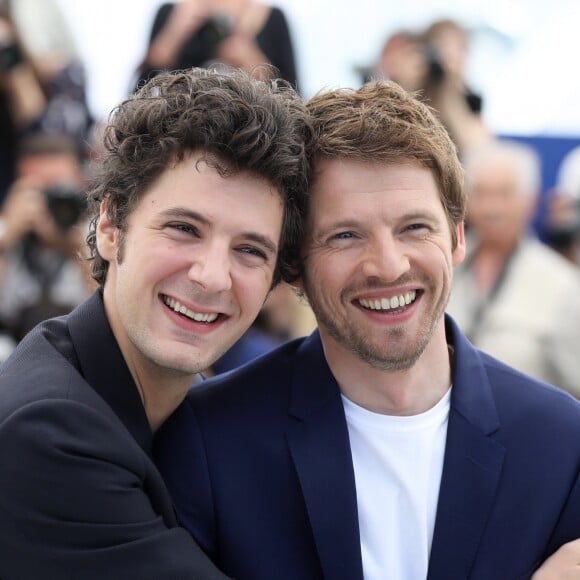 Vincent Lacoste, Pierre Deladonchamps lors du photocall du film « Plaire, aimer et courir vite » au 71ème Festival International du Film de Cannes, le 11 mai 2018. © Borde / Jacovides / Moreau / Bestimage