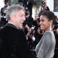 Vincent Cassel et sa fiancée Tina Kunakey - Montée des marches du film " Les Filles du Soleil " lors du 71ème Festival International du Film de Cannes. Le 12 mai 2018 © Borde-Jacovides-Moreau/Bestimage