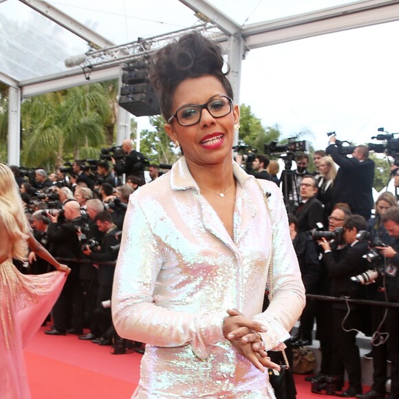 Audrey Pulvar - Montée des marches du film "Blackkklansman" lors du 71ème Festival International du Film de Cannes. Le 14 mai 2018 © Borde-Jacovides-Moreau/Bestimage