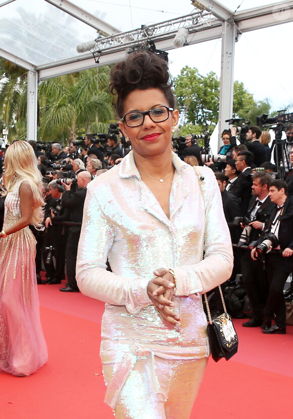 Audrey Pulvar - Montée des marches du film "Blackkklansman" lors du 71ème Festival International du Film de Cannes. Le 14 mai 2018 © Borde-Jacovides-Moreau/Bestimage