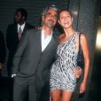 Ric Pipino et Heidi Klum à New York. Septembre 2000.
