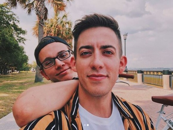 Kevin McHale et son chéri Austin. Instagram, mai 2018
