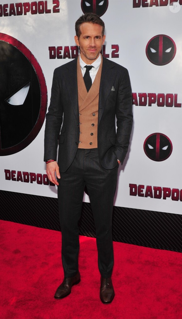 Ryan Reynolds à la projection du film 'Deadpool 2' au AMC Loews Lincoln Square à New York, le 14 mai 2018