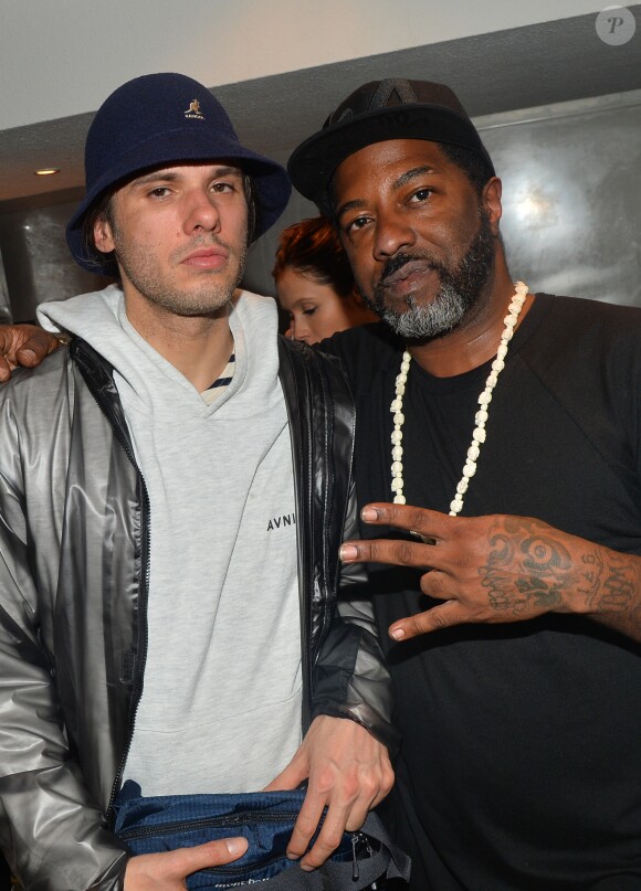 Orelsan et DJ Naughty J - Showcase de Orelsan à la Villa Schweppes lors du 71ème Festival International du Film de Cannes le 16 mai 2018. © Veeren/Bestimage