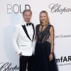 Peter Bakker, sa femme Natasha Poly - Photocall de la soirée "amfAR Gala Cannes 2018" à l'Eden Roc au Cap d'Antibes, le 17 mai 2018. © Jacovides/Borde/Moreau/Bestimage