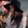 Meghan Markle lors des commémorations de l'ANZAC Day à Londres le 25 avril 2018