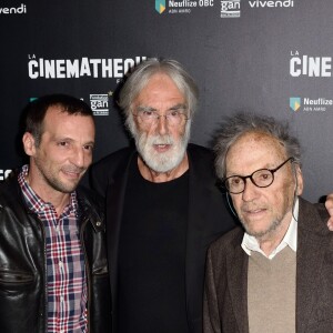 Mathieu Kassovitz, Michael Haneke et Jean-Louis Trintignant - Avant première du film "Happy End" à la cinémathèque à Paris le 18 septembre 2017. © Giancarlo Gorassini/Bestimage