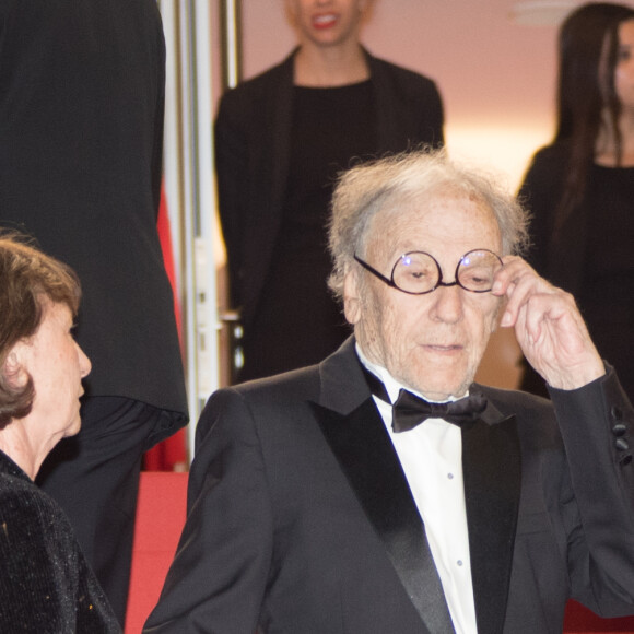 Jean-Louis Trintignant - Montée des marches du film "Happy End" lors du 70ème Festival International du Film de Cannes. Le 22 mai 2017. © Borde-Jacovides-Moreau / Bestimage