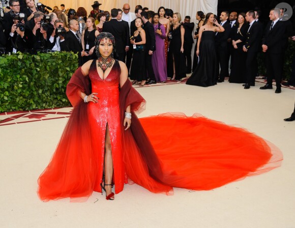 Nicki Minaj à l'ouverture de l'exposition Heavenly Bodies: Fashion and the Catholic Imagination à New York, le 7 mai 2018 © Christopher Smith/AdMedia via Zuma/Bestimage