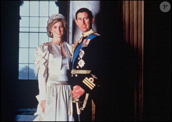 La princesse Diana et le prince Charles à Londres. Janvier 1985.