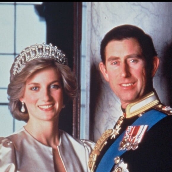 La princesse Diana et le prince Charles à Londres. Janvier 1985.