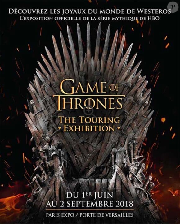 L'affiche de Game Of Thrones pour l'exposition à Paris