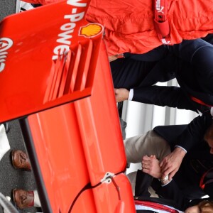 Pierre Casiraghi, Sacha et son père Andrea Casiraghi - Grand Prix de Formule 1 de Monaco le 27 mai 2018. © Bruno Bebert/Bestimage