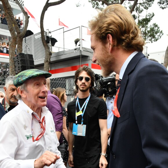 Andréa Casiraghi et son fils Sacha - Grand Prix de Formule 1 de Monaco le 27 mai 2018. © Bruno Bebert/Bestimage