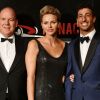 Geri Halliwell, le prince Albert II de Monaco, la princesse Charlene et Daniel Ricciardo (le vainqueur du Grand Prix de Monaco) - Dîner de gala en l'honneur du vainqueur du Grand Prix de Monaco au Sporting Monte-Carlo, à Monaco, le 27 mai 2018. © Bruno Bebert/Bestimage