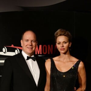 Le prince Albert II de Monaco et la princesse Charlene de Monaco - Dîner de gala en l'honneur du vainqueur du Grand Prix de Monaco au Sporting Monte-Carlo, à Monaco, le 27 mai 2018. © Bruno Bebert/Bestimage