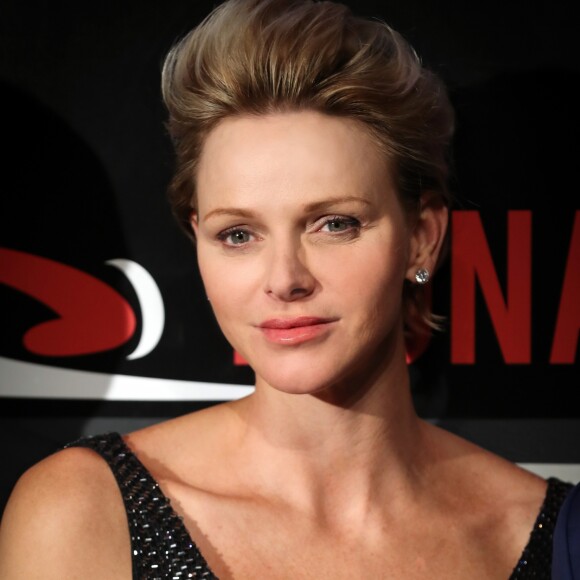 La princesse Charlene de Monaco - Dîner de gala en l'honneur du vainqueur du Grand Prix de Monaco au Sporting Monte-Carlo, à Monaco, le 27 mai 2018. © Bruno Bebert/Bestimage