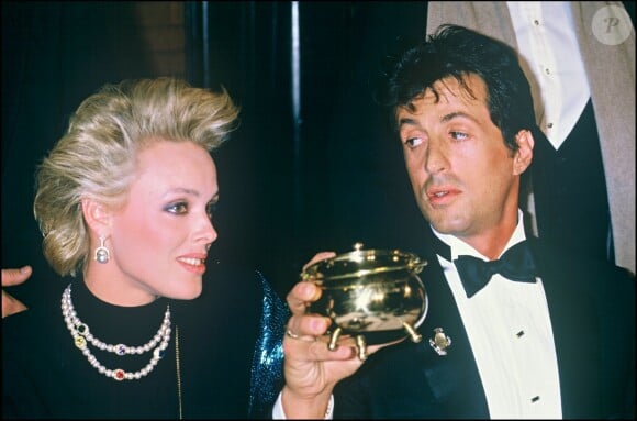 Sylvester Stallone et Brigitte Nielsen en 1986.