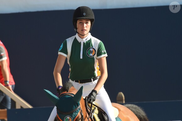 Exclusif - Jessica Springsteen - Pour la cinquième année consécutive, le "Longines Athina Onassis Horse Show (LAOHS)" s'installe sur la mythique plage de Pampelonne. Cet évènement d'exception est orchestré par la célèbre cavalière Athina Onassis. Ramatuelle, le 31 mai 2018. © Lionel Urman/Bestimage