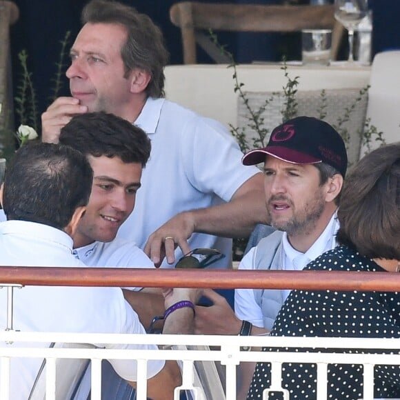 Exclusif - Guillaume Canet assiste à la 5ème édition du "Longines Athina Onassis Horse Show (LAOHS)", sur la mythique plage de Pampelonne. Cet évènement d'exception est orchestré par la célèbre cavalière Athina Onassis. Ramatuelle, le 31 mai 2018. © Lionel Urman/Bestimage