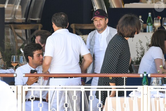 Exclusif - Guillaume Canet assiste à la 5ème édition du "Longines Athina Onassis Horse Show (LAOHS)", sur la mythique plage de Pampelonne. Cet évènement d'exception est orchestré par la célèbre cavalière Athina Onassis. Ramatuelle, le 31 mai 2018. © Lionel Urman/Bestimage