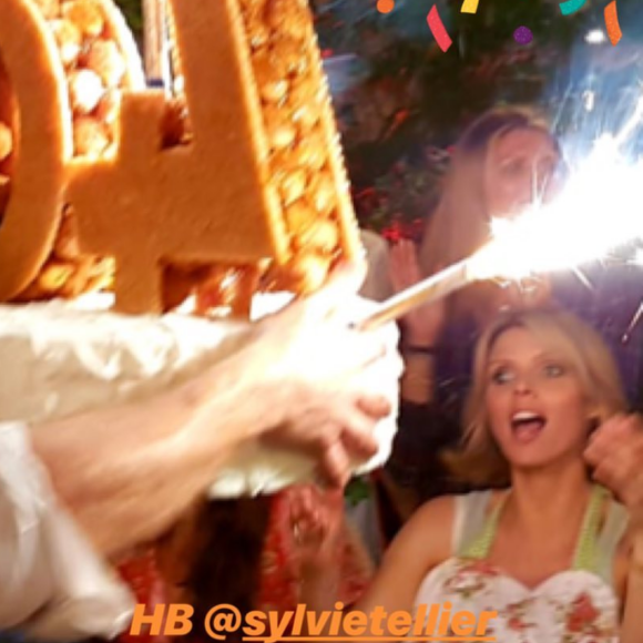 Sylvie Tellier fête ses 40 ans avec ses amis proches, samedi 2 juin 2018, Instagram