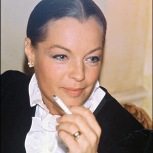 Romy Schneider en 1980.