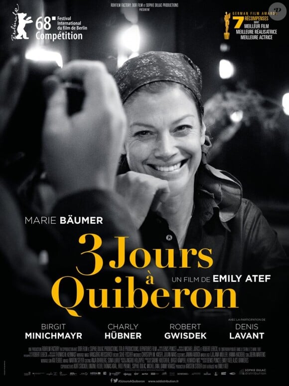 "3 jours à Quiberon", d'Emily Atef, en salles le 18 juin 2018.